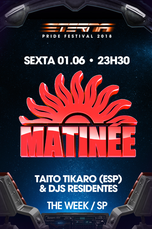 Matinée - Eterna Festival Pride 2018 - BR Flyer